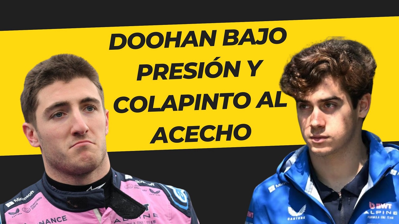 Doohan bajo presión y Colapinto al acecho tensión en Alpine de cara a Miami