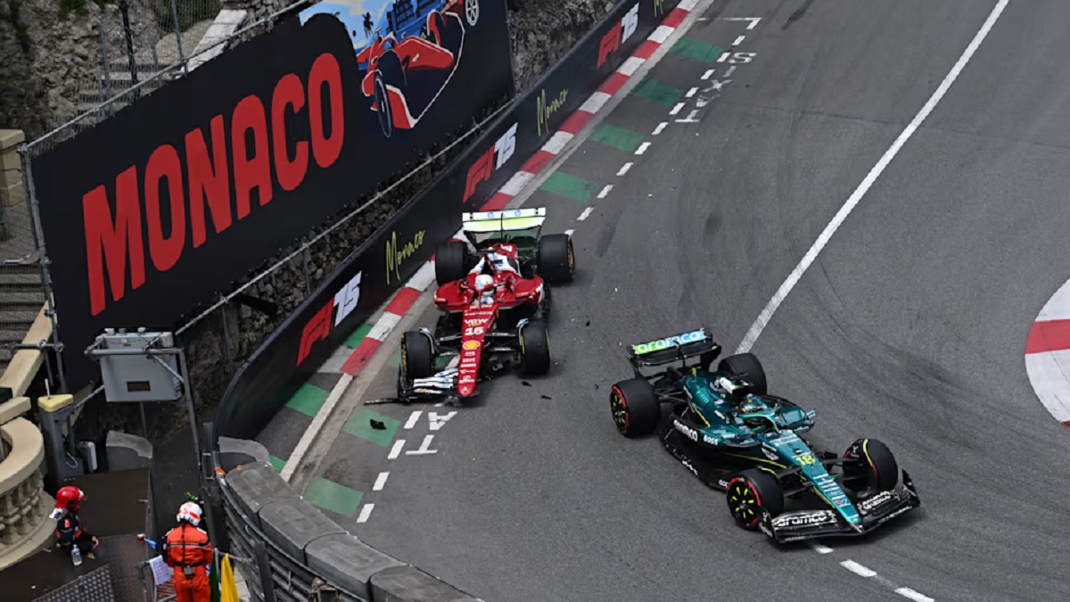 Stroll sancionado por el toque con Leclerc en Loews largará un puesto atrás