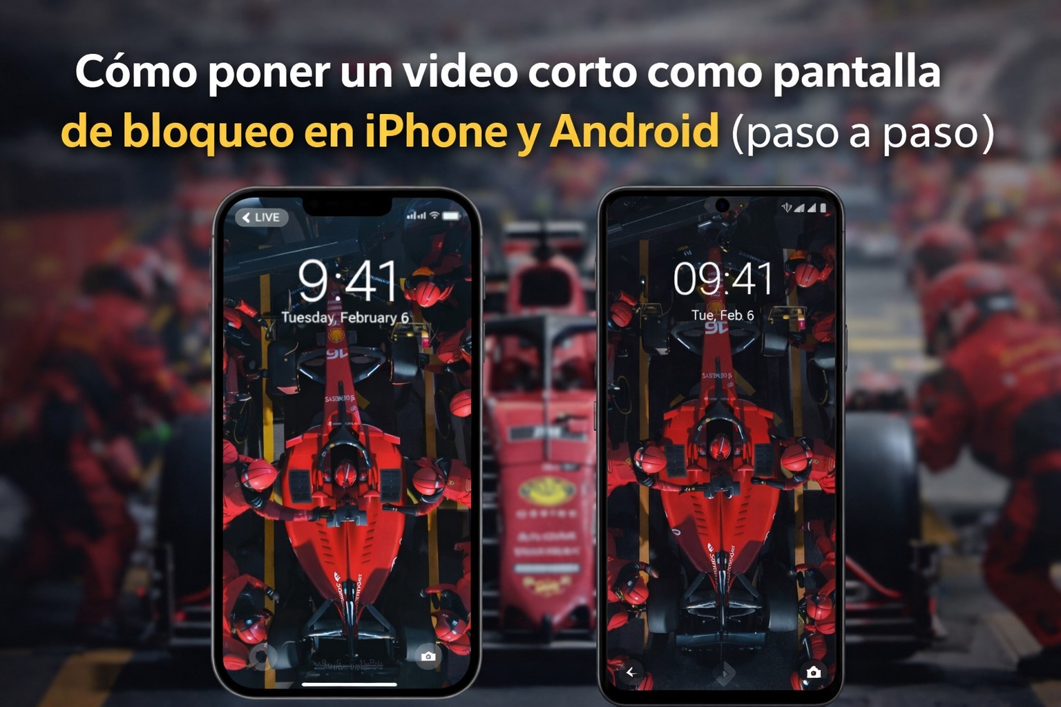 Cómo poner un video corto como pantalla de bloqueo en iPhone y Android
